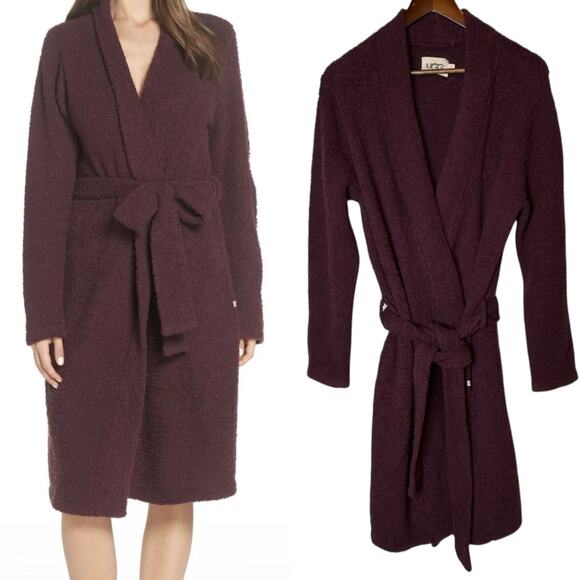 Ugg Ana Knit Wrap Robe in Burgundy size Medium - Picture 1 of 6